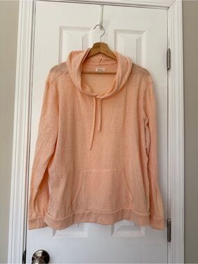 Weatherproof Vintage Peach Knit Top